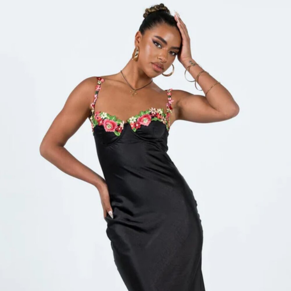 Princess Polly Kenzie Maxi Dress Size 0